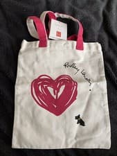 Image of Radley Sweetheart Canvas Tote Bag With Diamanté Charm On Dog
