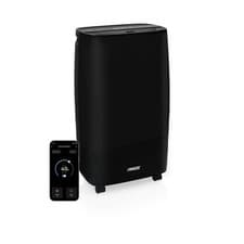 Image of Princess Smart Dehumidifier Matt Black Removes Damp Mould Laundry Drying 12L/Day