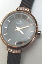 Image of BNIB LADIES ACCURIST WATCH NECKLACE & EARRING SET RRP £189