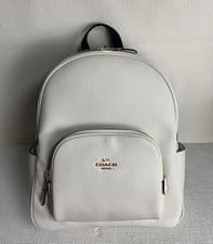 Image of NEW Court Backpack pebbled leather/Gold/Chalk style  5666
