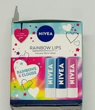 Image of Nivea Rainbow Lips Gift Set for Her 3 X Lip Balm