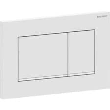 Image of Geberit Sigma30 Dual Flush Plate White & Matt White 115.883.11.1