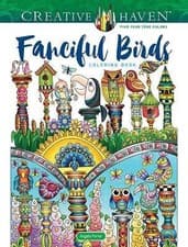Image of Creative Haven Fanciful Birds Coloring Book, Porte