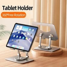 Image of 360° Rotatable Universal Tablet Stand Adjustable Foldable Desktop Holder Laptop