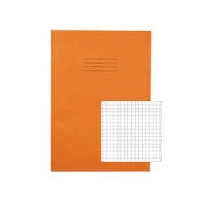 Image of Rhino A4 Exercise Books 80 Page S5 Orange (Pack of 50) VEX668-525-6