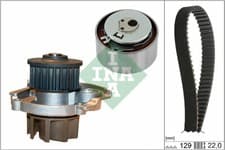 Image of INA 530 0462 30 Water Pump & Timing Belt Set for ALFA ROMEO,CHRYSLER,FIAT,FORD,L