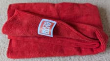 Image of Autoglym Red Hi-Tech Finishing Cloth Microfibre (Unboxed)