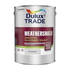 Image of Dulux Trade Weathershield Smooth Masonry Paint 5L Standard Colours Quality paint