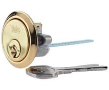 Image of Yale 1109 Replacement Rim Cylinder-Polished Brass