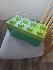 Image of Lego Duplo Large Green Lego Brick Box Play Set. 100% Complete. No Paper Wrapper