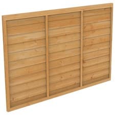 Image of 6x4ft Heavy Duty Overlap Fence Panel Dip Treated Garden Privacy Fence 1.2m