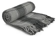 Image of 100% Cotton Highland Tartan Check Sofa / Bed Throw or Cushions