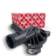 Image of Febi Bilstein 170648 Thermostat with Gasket Replacement Part