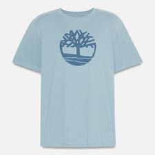 Image of Timberland Kennebec River Tree Logo T-Shirt for Men | Blue