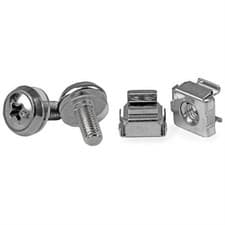 Image of StarTech 50 Pkg M5 Mounting Screws and Cage Nuts for Server Rack Cabinet