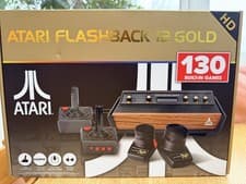 Image of Atari Flashback 12 Gold, Retro Game Console, Built-in 1 - HDMI