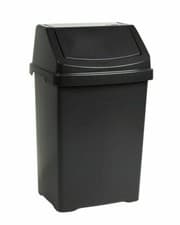 Image of Plastic Swing Bin 50 15 25 8 Litre Home / Office / Kitchen Rubbish Waste Dustbin