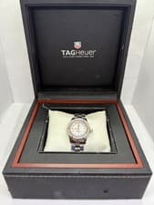 Image of Tag Heuer Aquaracer 27mm MoP/white dial, WAF1416, s/s, B&P '11, serviced '25