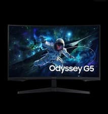 Image of Samsung Odyssey G5 32" QHD VA Curved Monitor - 1 Yr Warranty, Receipt