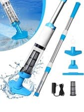 Image of 3 in 1 Cordless Rechargeable Pool Vacuum Cleaner Handheld Pool Cleaner Suitable