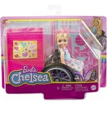 Image of Barbie - Chelsea (Blonde) Wheelchair & Ramp Toy - New