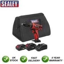 Image of Sealey SV20 Series 13mm Cordless Combi Drill Kit 20V 2 Batteries CP20VDDKIT