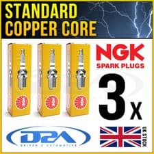 Image of 3x NGK BPR4FS 1127 Standard Spark Plug
