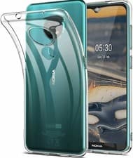 Image of For Nokia 5.3 Case Clear Gel Cover Glass Screen Protector & Stylus Pen