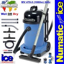 Image of Numatic WV470-2 WET or DRY Twinflo Motor Industrial Commercial Vacuum Cleaner