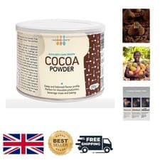 Image of 100% Pure Alkalised Cocoa Powder 250g: Dark Brown, -Friendly and Versatile
