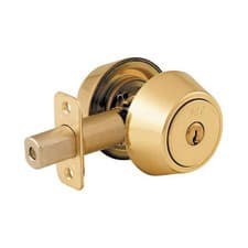 Image of Yale Locks P5211 Security Deadbolt Polished Brass