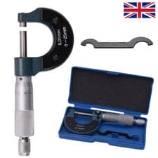 Image of Outside Micrometer 0-25mm(0.01mm Graduations) Metric External Caliper GB