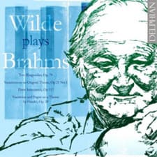 Image of David Wilde Wilde Plays Brahms (CD) Album