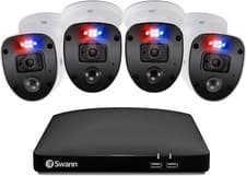 Image of Swann Home DVR 4 Indoor&Outdoor 1080p Security Camera System With 1TB HDD