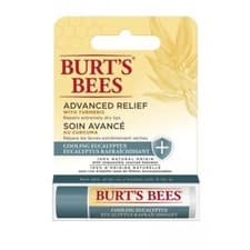 Image of 2 x Burt's Bees Advanced Relief Cooling Lip Balm with antioxidant-rich Turmeric.