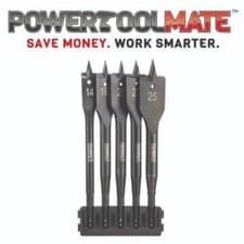 Image of Dewalt DT70833 5 Piece Extreme Flatwood Mix Bar And Drill Bits 14,18,20,22,25MM