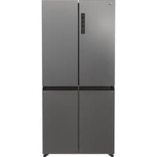 Image of Hoover HHCR3818ENPL 83cm Frost Free American Fridge Freezer Inox E Rated