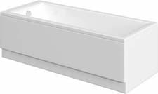 Image of Bathroom Modern White Acrylic Front Bath Panel 1700mm X 520mm PO341