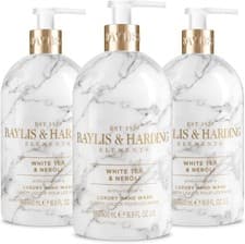 Image of Baylis & Harding Elements White Tea & Neroli Hand Wash, 500 ml (Pack of 3) - Veg