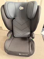 Image of Kinderkraft High-Back Booster Car Seat - Black/Grey
