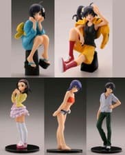 Image of Kaiyodo Capsule Q Fraulein Nisemonogatari All 5 Types Mini Figures - New