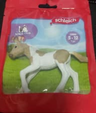 Image of Schleich Horse Club Paint Horse Foal White With Brown Patches, #13886.