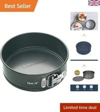 Image of 15 cm Springform Cake Tin - Non-Stick & BPA-Free, Perfect for Cheesecakes