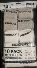 Image of Donnay Socks 10 Pack