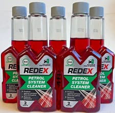 Image of REDEX PETROL SYSTEM CLEANER - (SUITABLE FOR HYBRIDS, E10 PETROL SAFE) 5x250ML