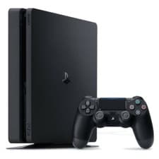 Image of Sony PlayStation 4 Slim (PS4 Slim) - 500GB - Black Console - Excellent Condition