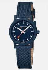 Image of New Mondaine Essence Deep Ocean Blue, 32 mm Watch with Box and papers