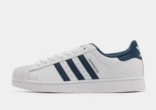 Image of adidas Originals Superstar in White and Blue Knit All Sizes