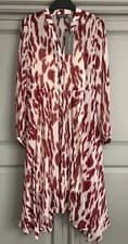 Image of Mint Velvet Gorgeous Animal Print Midi Dress Size 8.New