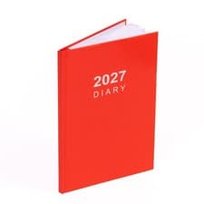 Image of 2027 Diary A5 Week to view Full Year Office Organiser Planner Hardback Diaries